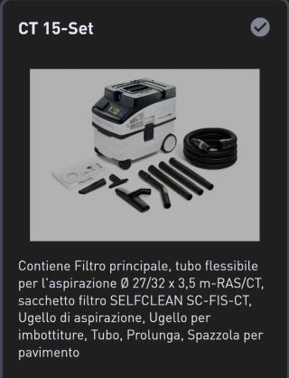 Festool Cleantec CT 15-SET 578450