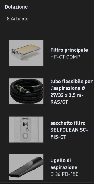 Festool Cleantec CT 15-SET 578450