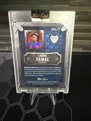Lamine Yamal 1/1 Rookie Wild Card