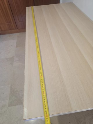 Escritorio Ikea Madera y Metal