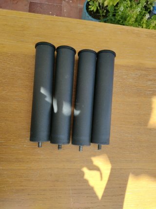 4 Patas para Cama Negras