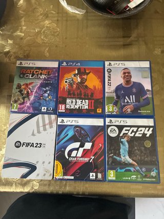 Pack 6 Juegos PS4/PS5 + Caja Exclusiva