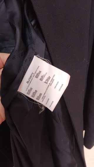 Abrigo Burberry Lana y Cashmere Talla M