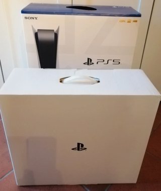 Scatola PS5 Fat versione Disco