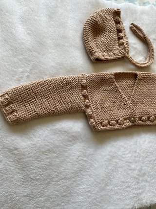 Conjunto primera puesta bebé 100% algodon
