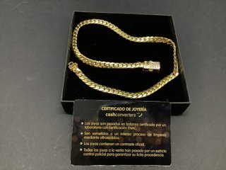 E746363-3 CADENA ORO 18K CON CIRCONITA 15CM