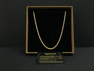E746441-0 CADENA ORO 18K 30CM