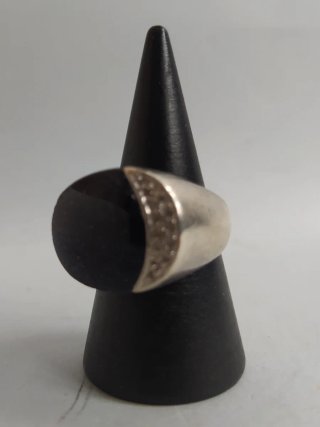 Anillo Luxenter Resina Plata y Circonitas