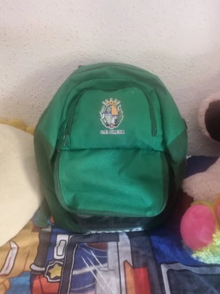 Mochila C.F. Olesa Verde Mochila de fútbol como nu