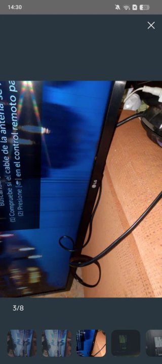 Televisión LG Rota para Piezas