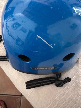 Casco bambino blu