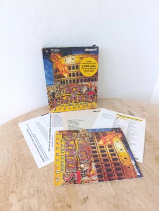 Pc Big box español Age of Empires cajas y manuales