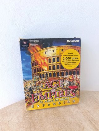 Pc Big box español Age of Empires cajas y manuales