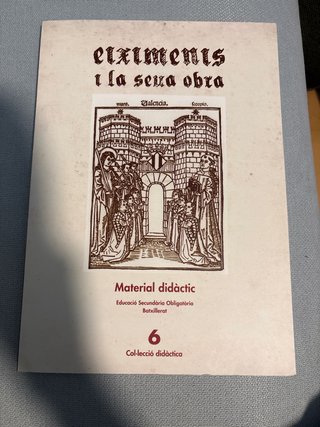 Eiximenis i la seua obra Educació Secundària Ob...