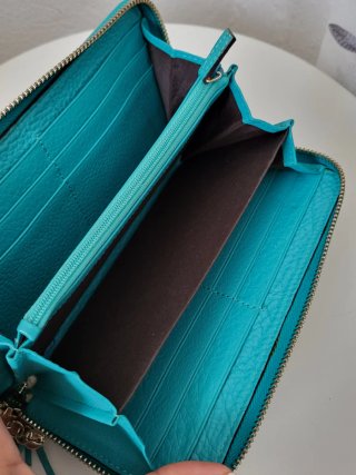 Portafoglio Gucci Azzurro Turchese