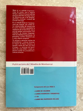Veus 2 – Curs de català ISBN: 9788498831795