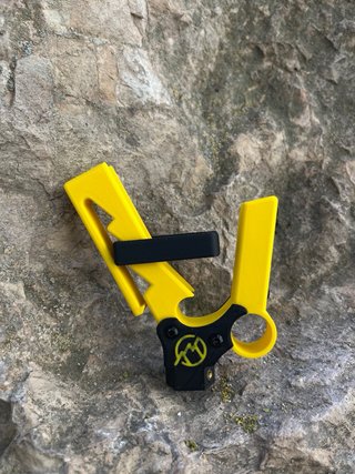 Pértiga escalada amarilla