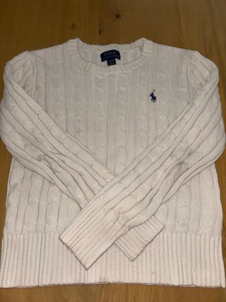 Jersey Polo Ralph Lauren niña blanco