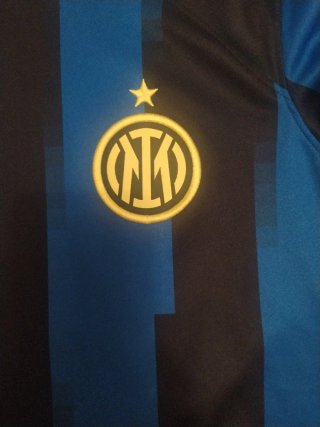 Camiseta Fútbol Inter Nike Negra y Azul