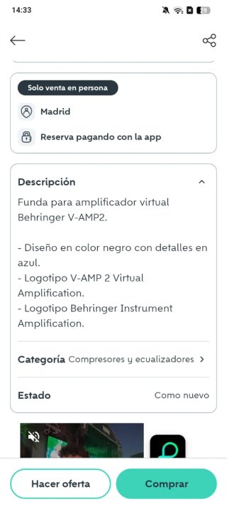 Behringer V-AMP2 Amplificador Virtual