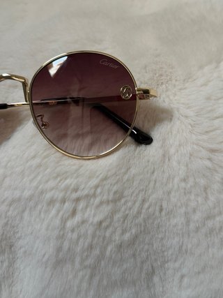 Gafas Cartier Doradas Marrones nuevas