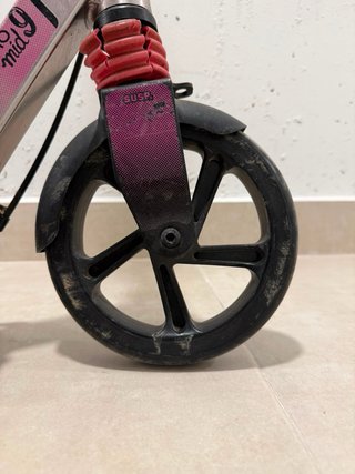 Patinete junior M900 rosa y negro