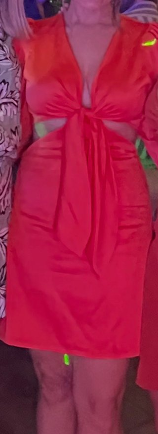 Vestido Naranja Marca LANDA XS