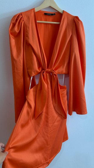 Vestido Naranja Marca LANDA XS