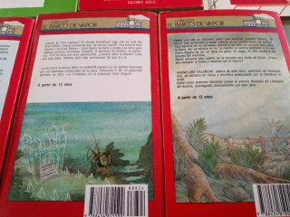 Libros de barco de vapor antiguo y otra editorial