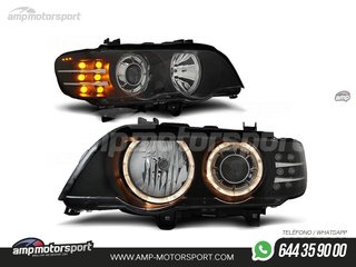 FAROS DELANTEROS OJOS DE ANGEL PARA BMW X5 E53 1999-2003