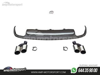 DIFUSOR TRASERO AUDI A6 4G LOOK S6