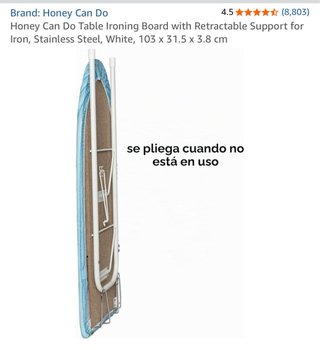 NUEVO Tabla de planchar Honey Can Do