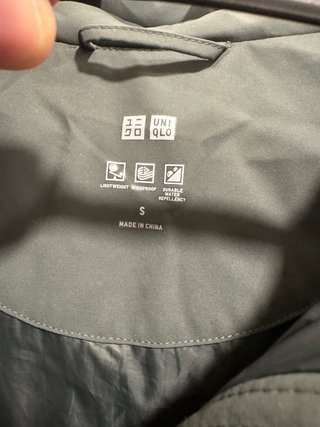 Abrigo Uniqlo Verde Mujer Talla S