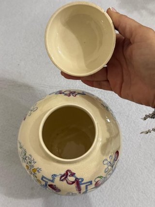 Vaso Mason's Ceramica Vintage Floreale