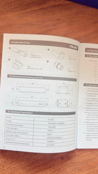 Bomba Condensados Value S1 Mini
