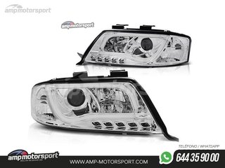 FAROS DELANTEROS LUZ DIURNA TUBE LIGHT PARA AUDI A6 4B