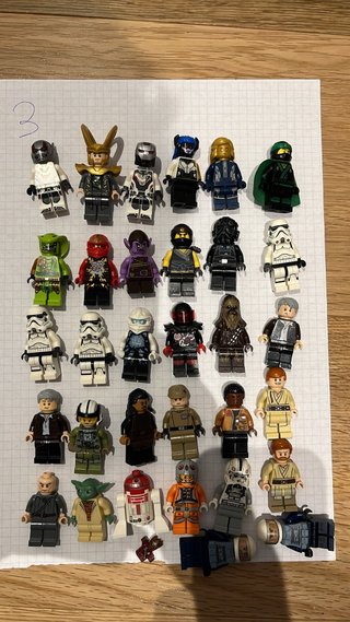 Lote 33 Minifiguras Lego