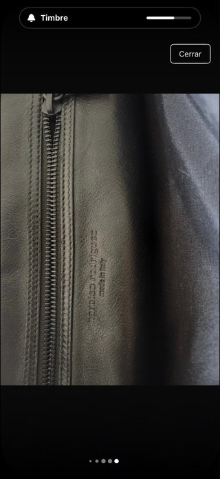 Bolso de cuero Narciso Rodriguez negro