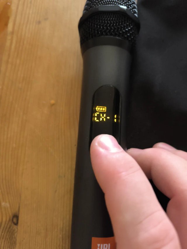 Micrófono JBL Negro/Gris con Funda