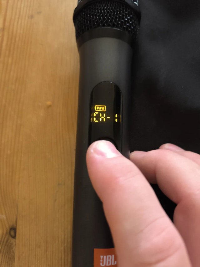 Micrófono JBL Negro/Gris con Funda