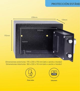 Yale YSV/170/DB2 Caja Fuerte Seguridad