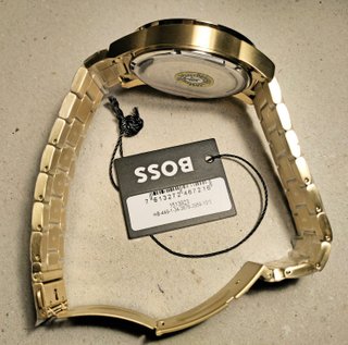 Reloj Boss nuevo, verde y dorado