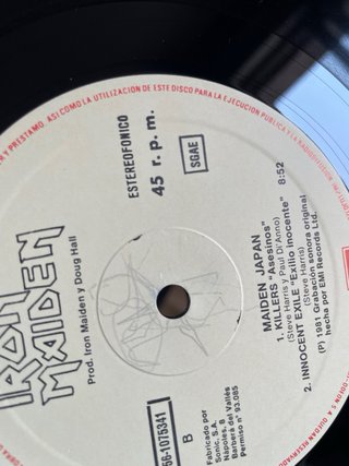 Iron Maiden Maiden Japan Mini LP (Spain)