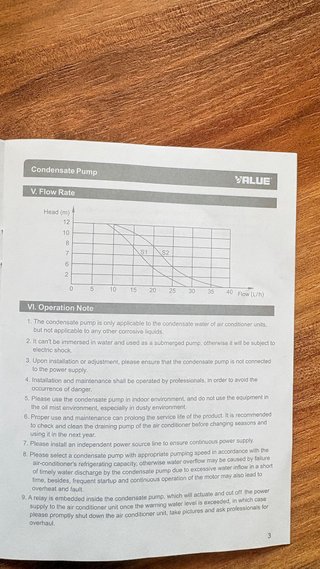 Bomba de Condensados Value S1 Mini