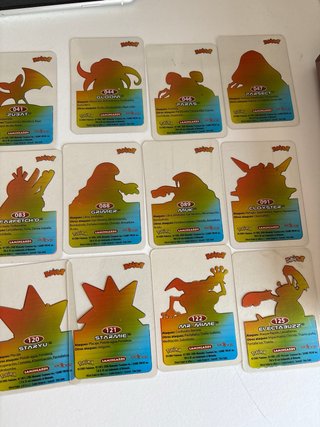 Lote 38 Lamincards Pokémon Originales 2005