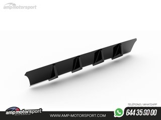DIFUSOR TRASERO SEAT LEON 5F 2017-2020 NEGRO MATE