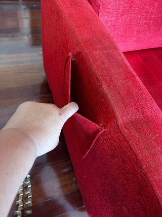 Butaca Roja de Tela