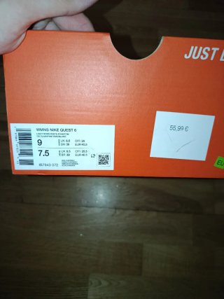 Nike Quest 6 Mujer Talla 40.5, sin estrenar