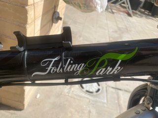 Bicicleta Plegable Folding Park Hacepto cambio