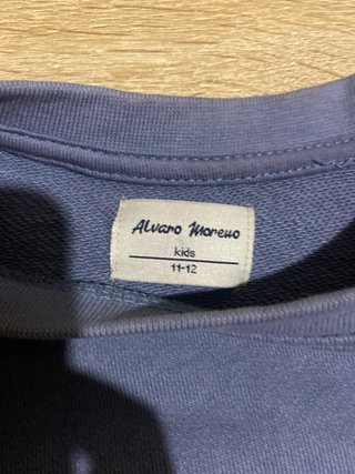 Sudadera Alvaro Moreno niño azul 11-12 años